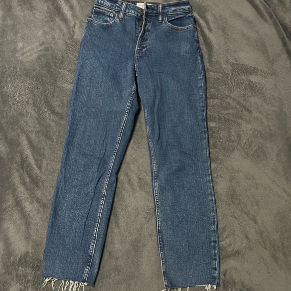 Abercrombie The Mom High Rise Curve Love 25R - Picture 3 of 3